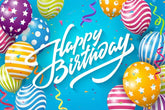 Happy Birthday Balloons Mini Jigsaw Puzzle - Starbase 505